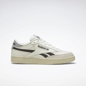 Chalk / Core Black / Pure Grey 3 Reebok Club C Revenge Shoes | 572648ZBV