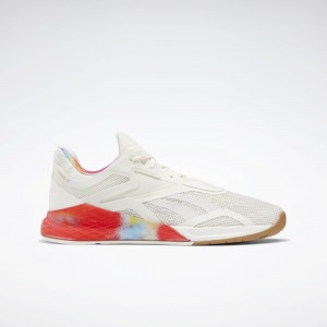 Chalk / White / Reebok Rubber Gum-04 Reebok Nano X Pride Shoes | 471852KAJ