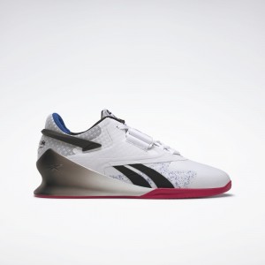 Ftwr White / Core Black / Vector Red Reebok Legacy Lifter II Weightlifting Shoes | 918354XRP